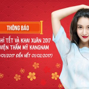 BVTM KANGNAM THÔNG BÁO NGHỈ TẾT VÀ KHAI XUÂN 2017