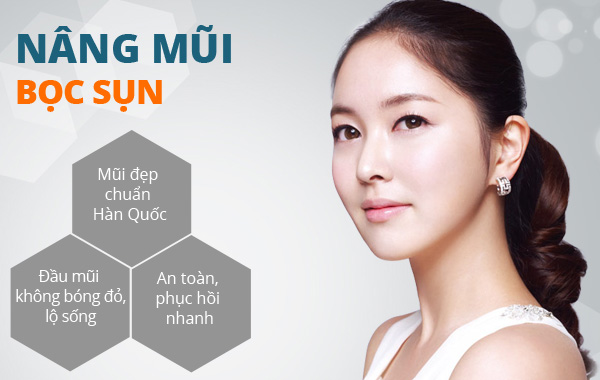 Nâng mũi Hàn Quốc tại Kangnam™ mũi đẹp, an toàn